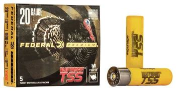 HEAVYWEIGHT TSS 20 GA packaging and shotshell