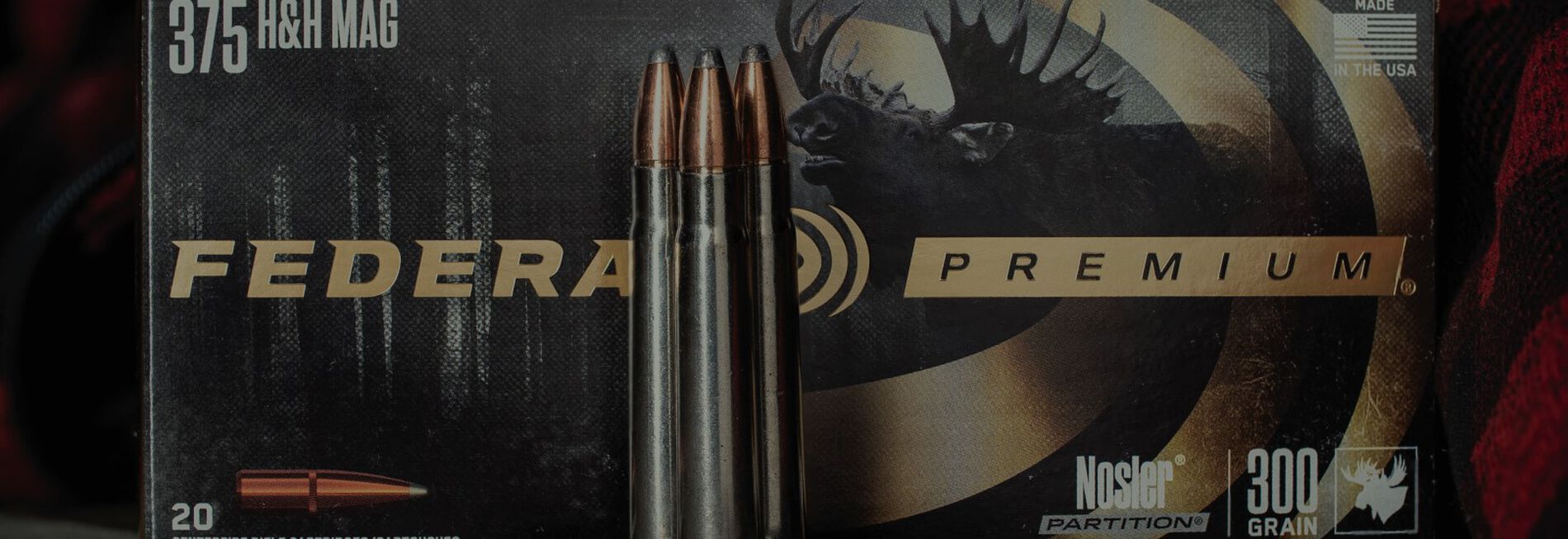 Federal Premium Nosler Partition  375 H&H Mag packaging