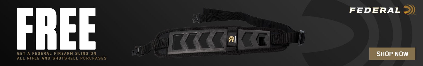 FREE; Free Federal Free Firearm Sling on all rifle or shotshell purchase ; Shop Now