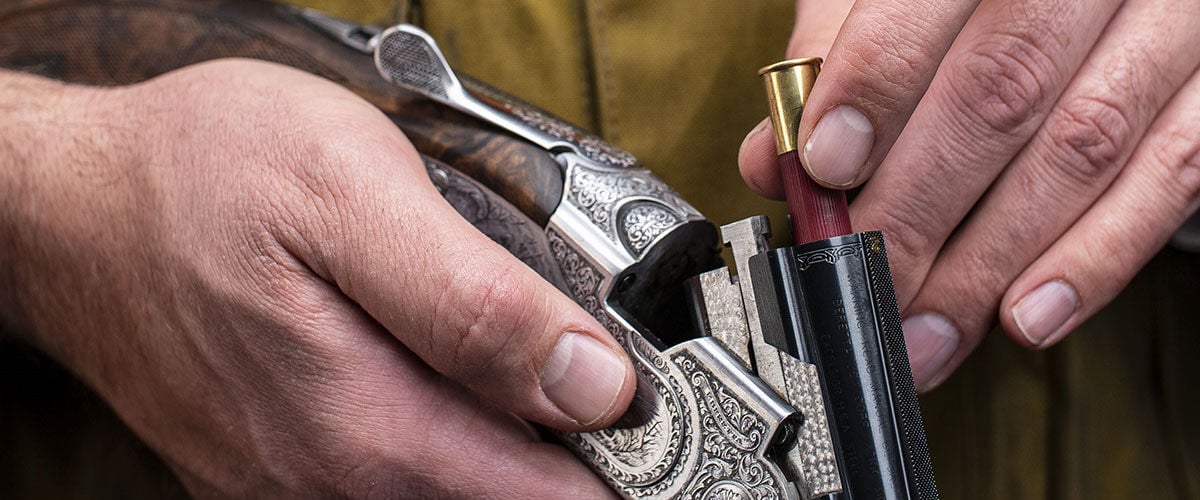 410 Shotshell being loaded into a shotgun