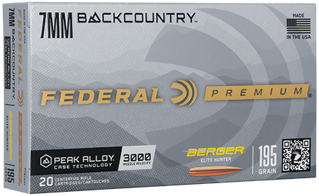 7mm Backcountry Berger Elite Hunter 195 gr package
