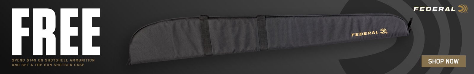 Free; Spend $149 on shotshell ammunition and get a top gun shotgun case; shop now