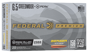 Berger Elite Hunter 6.5 Creedmoor +Peak box