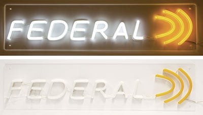Federal LED Logo Sign