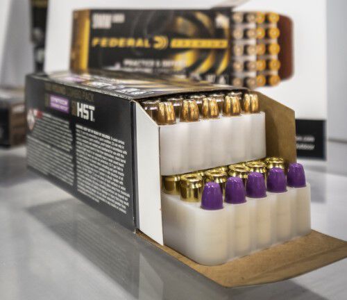 Practice and Defend Ammunition inside packaging