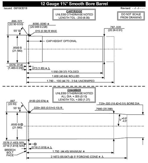 Smooth Bore Barrel Diagram