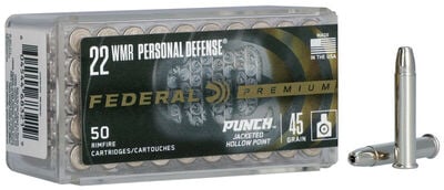 Punch 22 WMR packaging and cartridges