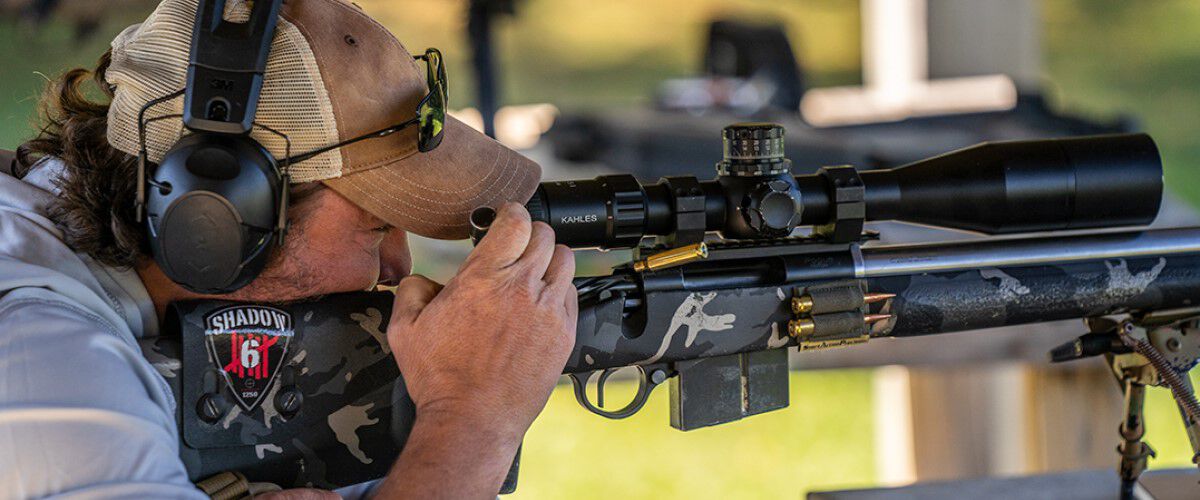 Missy Gilliland With Long Range Rifle