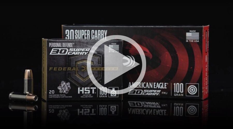 American Eagle and HST 30 Super Carry packaging