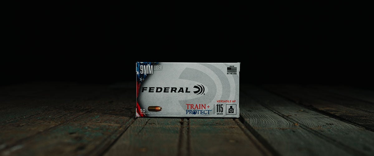 Federal Train + Protech 9mm 115 Grain