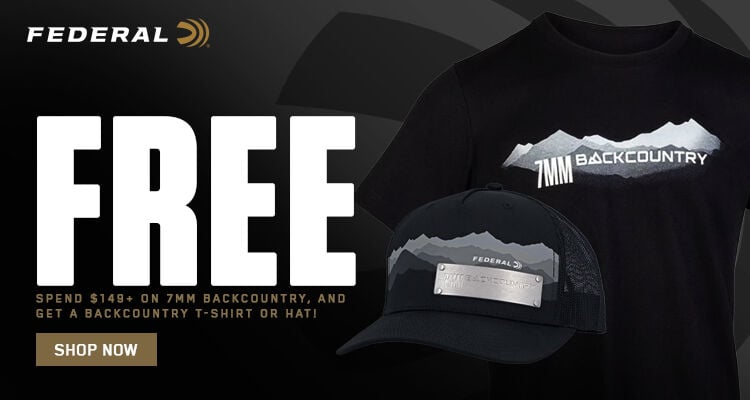 FREE; Spend $149+ on 7mm Backcountry, and get a Backcountry T-Shirt or Hat ; Shop Now