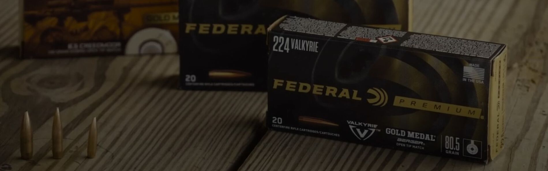 Federal Ammunition sitting on a table