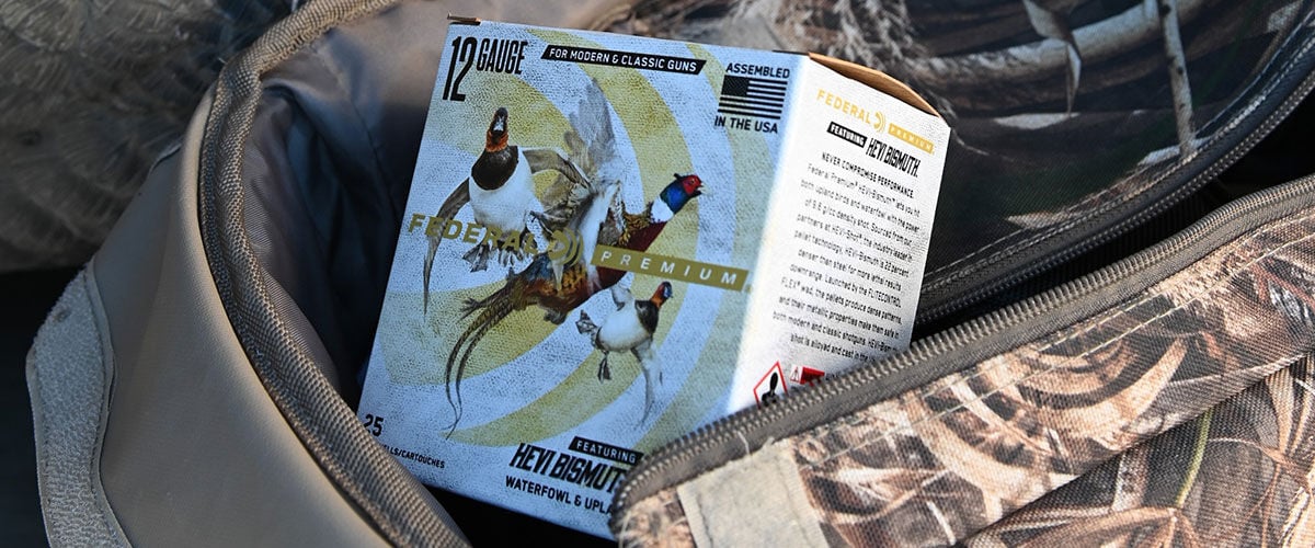 Federal HEVI-Bismuth box in a bag