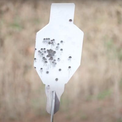 shot steel target