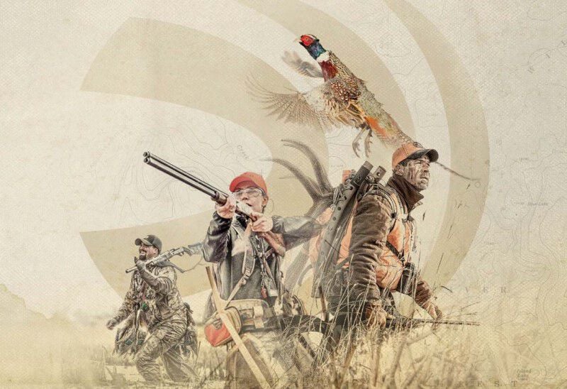 collage of hunters