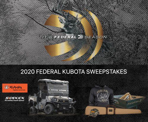 Federal Kubota Sweepstakes winner package