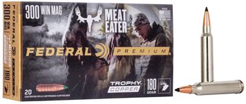 Trophy Copper 300 Win Magnum packaging and cartridges