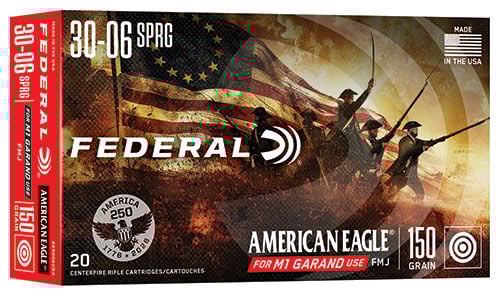 30-06 Sprg American Eagle 250th Anniversary Ammo box