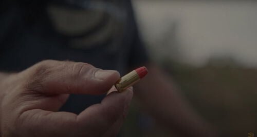 Syntech cartridge being held in a hand