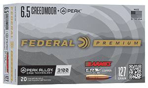 Barnes LRX 6.5 Creedmoor +Peak box