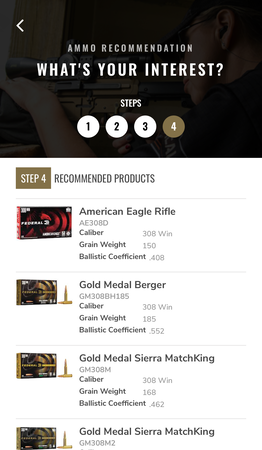 Ammo Recommendation