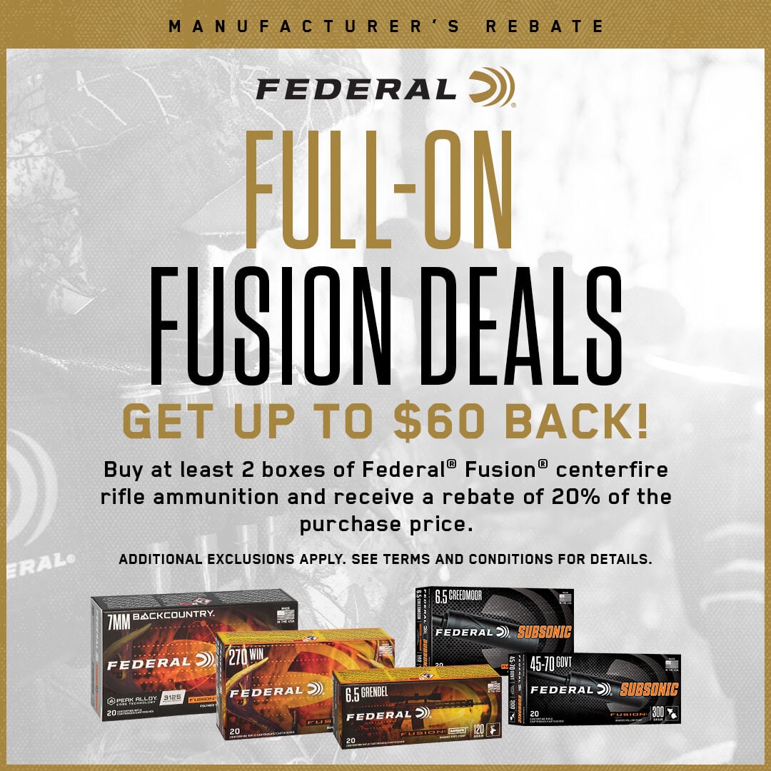 Federal Ammunition Launches Rebate Programs for Big Game Hunting