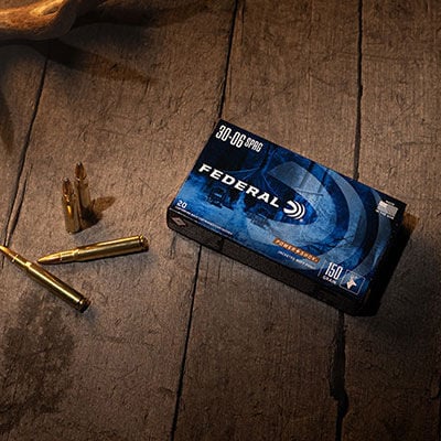 Powershok box and cartridges on a table