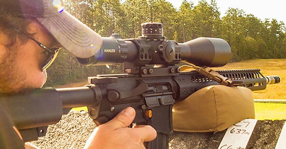 Jim Gilliland Shooting At Outdoor Range