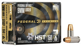 Personal Defense HST Micro 9mm Luger packaging and cartridges