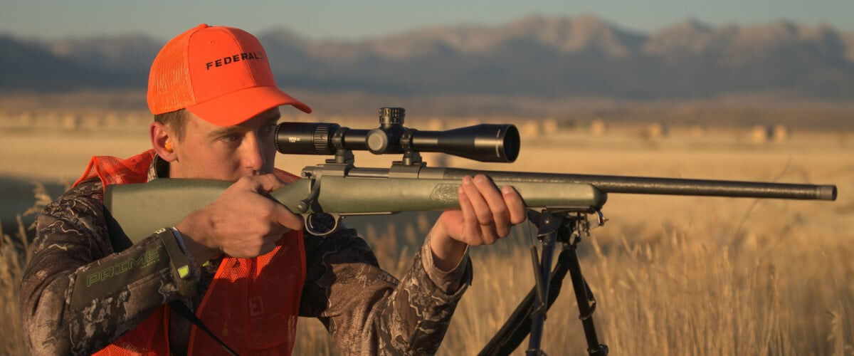 Young Hunter with his antelope