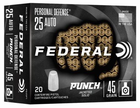 Punch Personal Defense 25 Auto Packaging