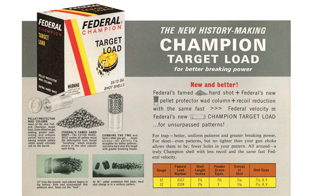 1965 catalog shows off the new Pellet Protector wad