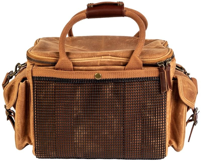 Premium Range Bag, Tan, Waxed Canvas