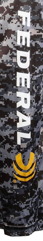 Federal XT Performance L/S T-Shirt Black Camo, Black Camo, Small