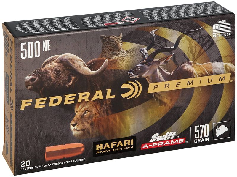 Safari Swift A-Frame, 500 Nitro Express, 570 Grain, Swift A-Frame, 2100 fps