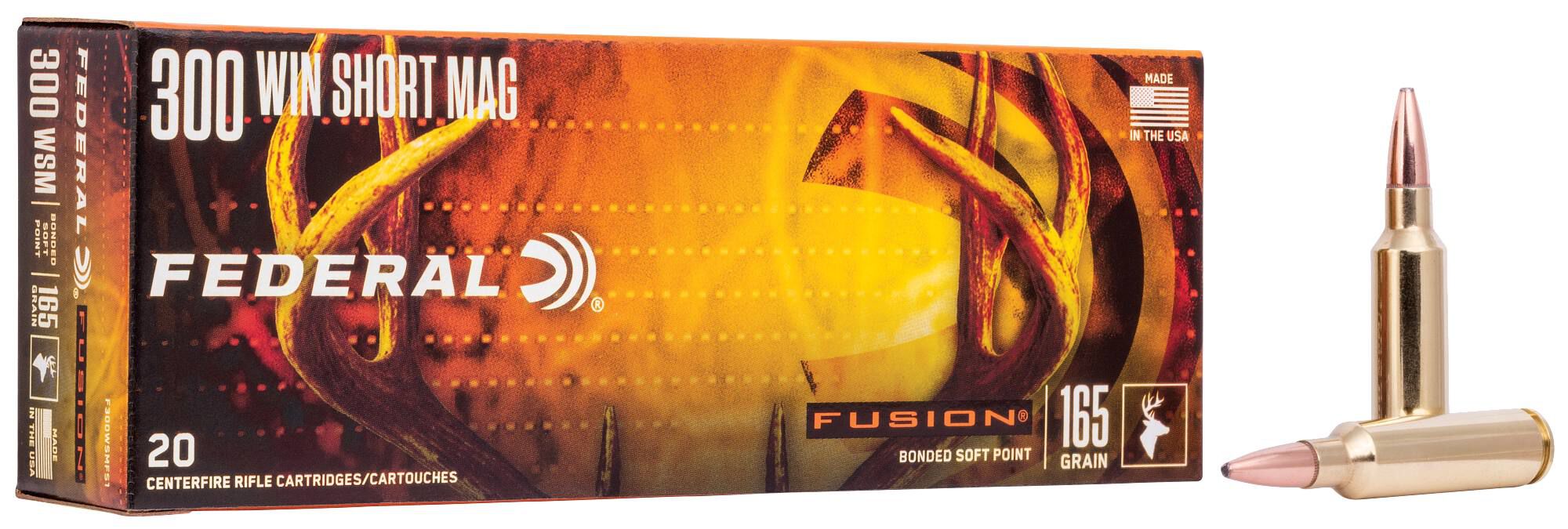 Federal 300 WSM 165gr Fusion – Proven 300 WSM Deer Hunting Ammo, 3100 fps, 20 Rounds 2 Federal 300 WSM 165gr Fusion – Proven 300 WSM Deer Hunting Ammo, 3100 fps, 20 Rounds - Image 2