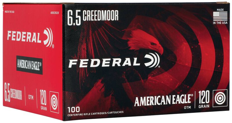 American Eagle Rifle, 6.5 Creedmoor, 120 Grain, Open Tip Match, 2900 fps