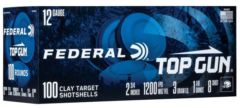 Top Gun, 12 Gauge, 8 Shot, 2-3/4 in, 1 1/8 oz, 1180 fps