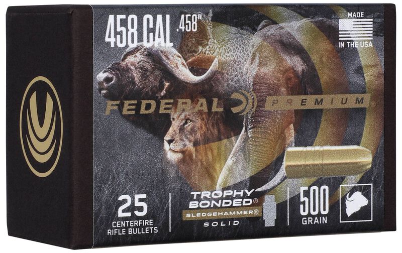 Trophy Bonded Sledgehammer Solid Component Bullet, .458, 500 Grain