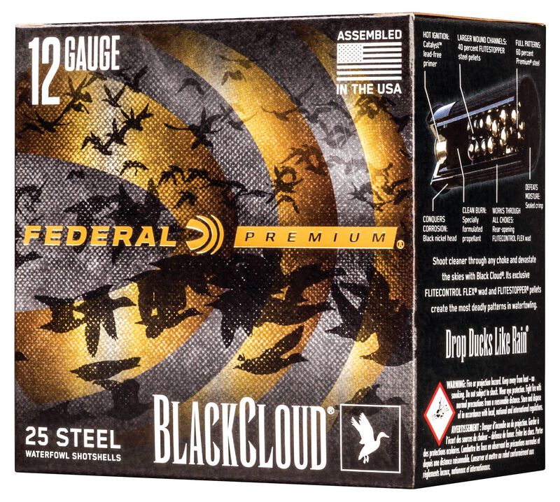Black Cloud FS Steel, 12 Gauge, 2 Shot, 3 in, 1 1/4 oz, 1450 fps
