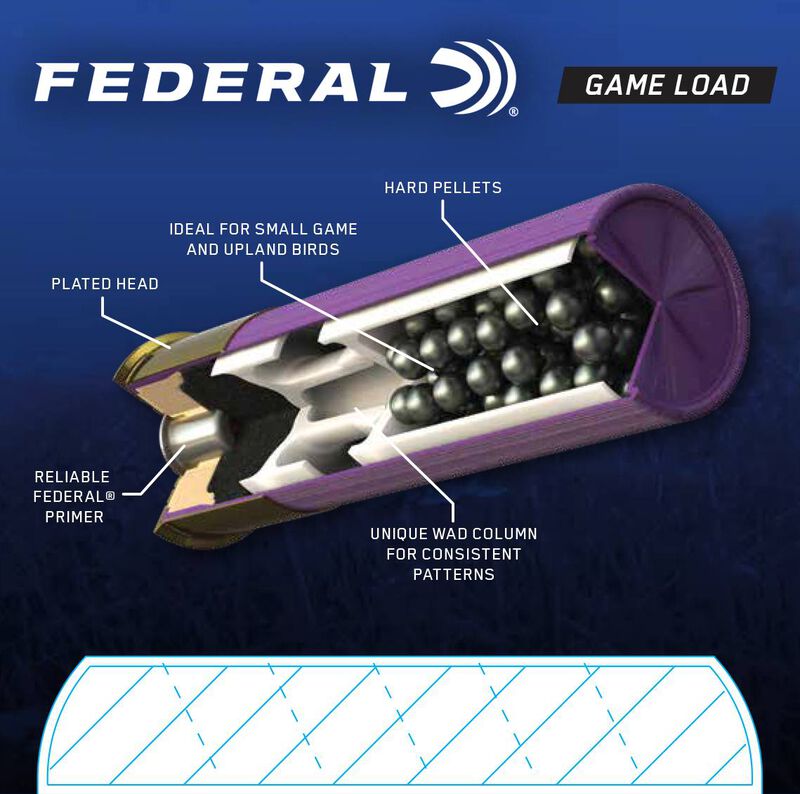 Game Load Upland, 16 Gauge, 6 Shot, 2-3/4 in, 1 oz, 1165 fps