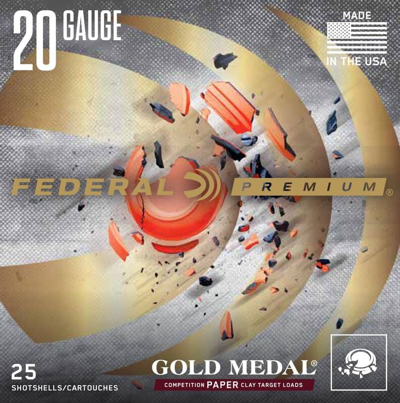 Gold Medal Paper, 20 Gauge, 7.5 Shot, 2-3/4 in, 7/8 oz, 1250 fps