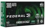 American Eagle Indoor Range Training Lead Free, 380 Auto, 70 Grain, Lead Free IRT, 1110 fps
