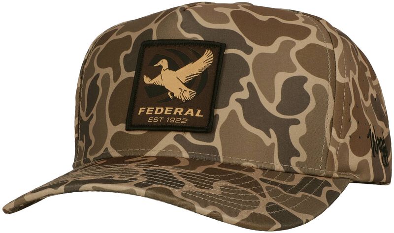 Federal/Waggle Mallard Patch Hat, Camo, One Size Fits Most