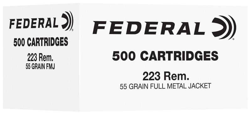 Federal Training, 223 Rem, 55 Grain, Full Metal Jacket, 3240 fps