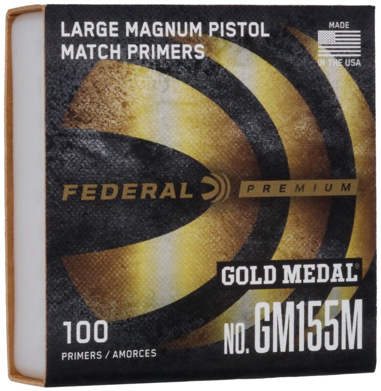 Gold Medal Centerfire Primer, Large Magnum Pistol Match