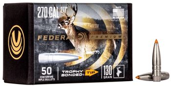 Trophy Bonded Tip Component Bullet, .277, 130 Grain