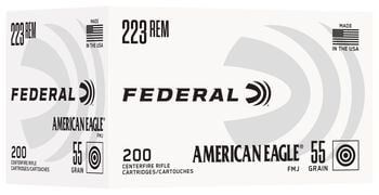 American Eagle Rifle, 223 Rem, 55 Grain, Full Metal Jacket, 3240 fps
