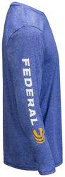 Federal XT Performance L/S T-Shirt Heather Blue
