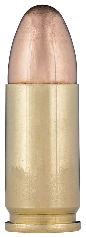 Military Grade, 9mm NATO, 124 Grain, Full Metal Jacket, 1260 fps